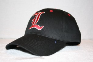 Louisville Cardinals Red Black & Gray Striped Reversible Skull Beanie Hat  Cap